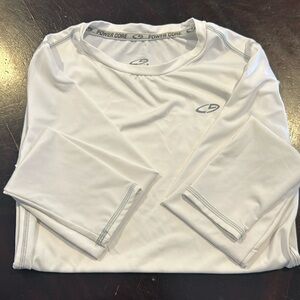 Champion white compression shirt long sleeve